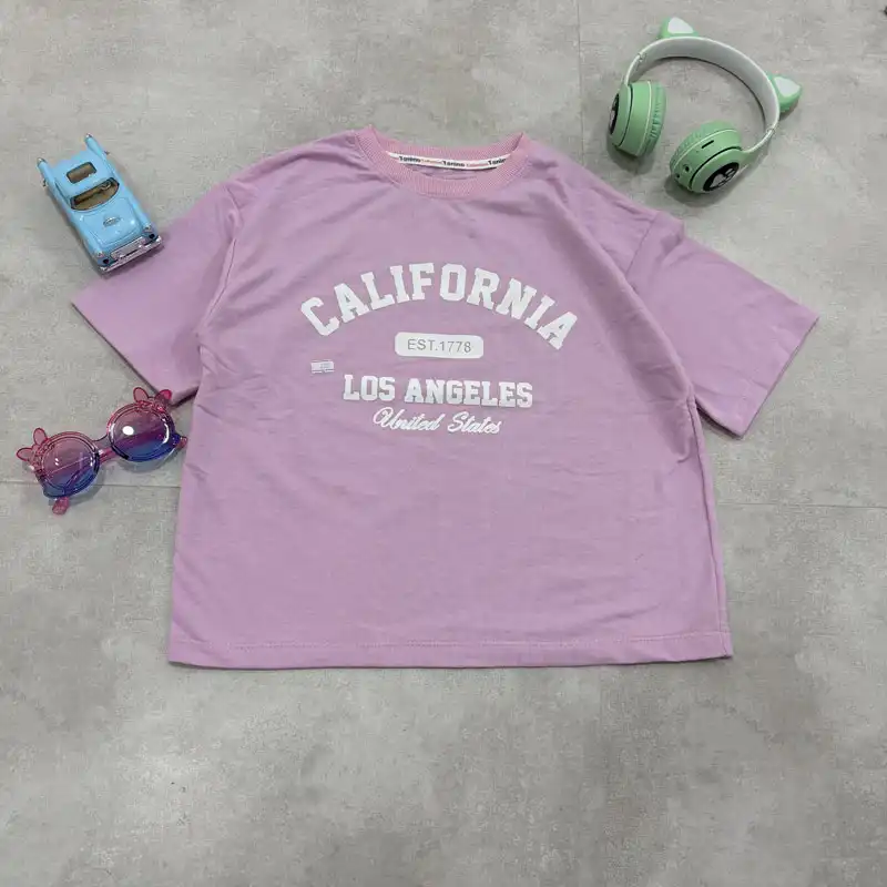 کراپ دخترانه کالیفرنیا مدل California سایز ۷۰